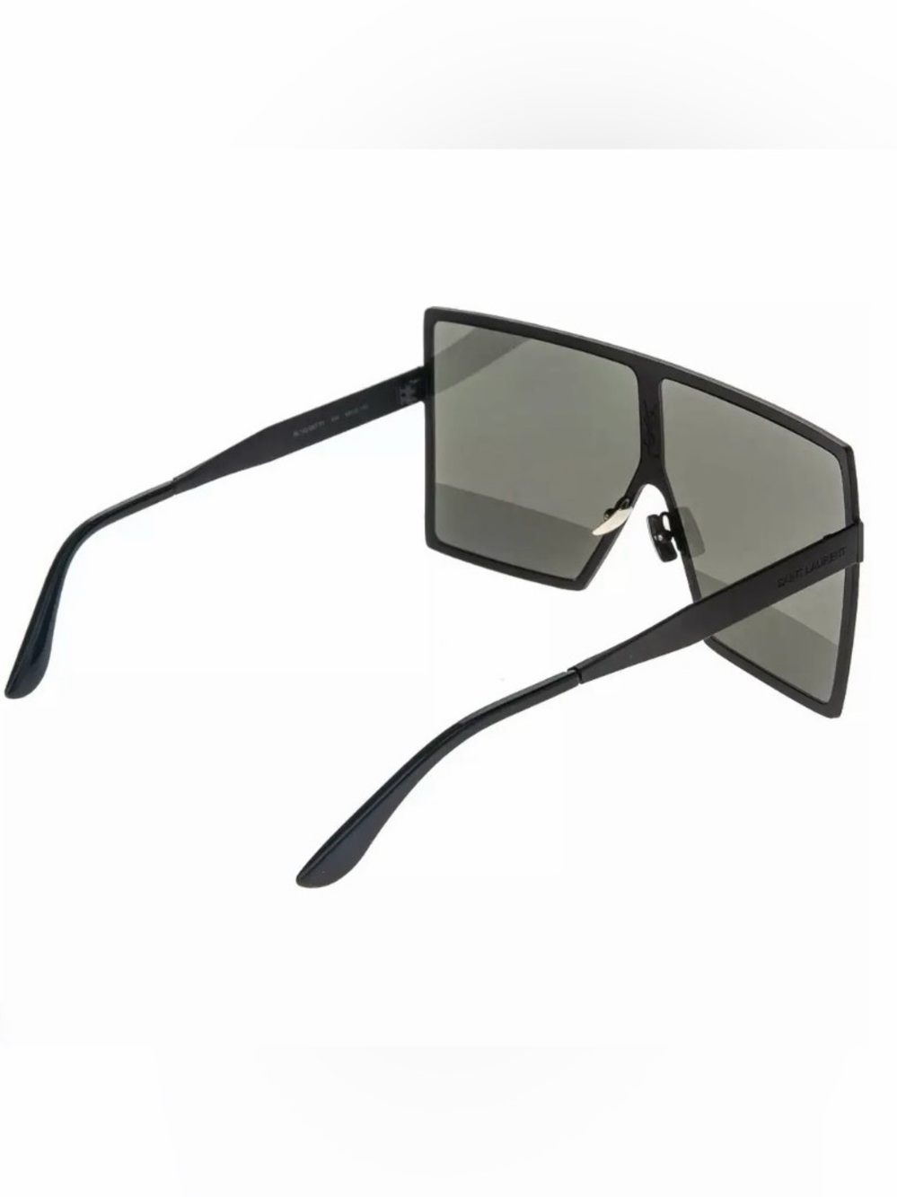 Saint Laurent Two-Tone Betty Sunglasses - Black/ Silver - Picture 2 of 6